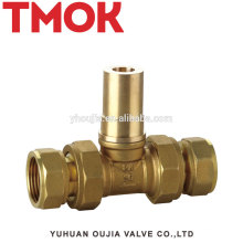 Brass color internal thread digital Regulating valve with union